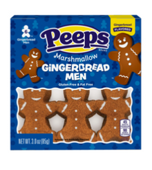 (S8-12) XMAS - 6PK Peeps MARSHMALLOW Gingerbread Men - 3oz(85g) x 12 Units