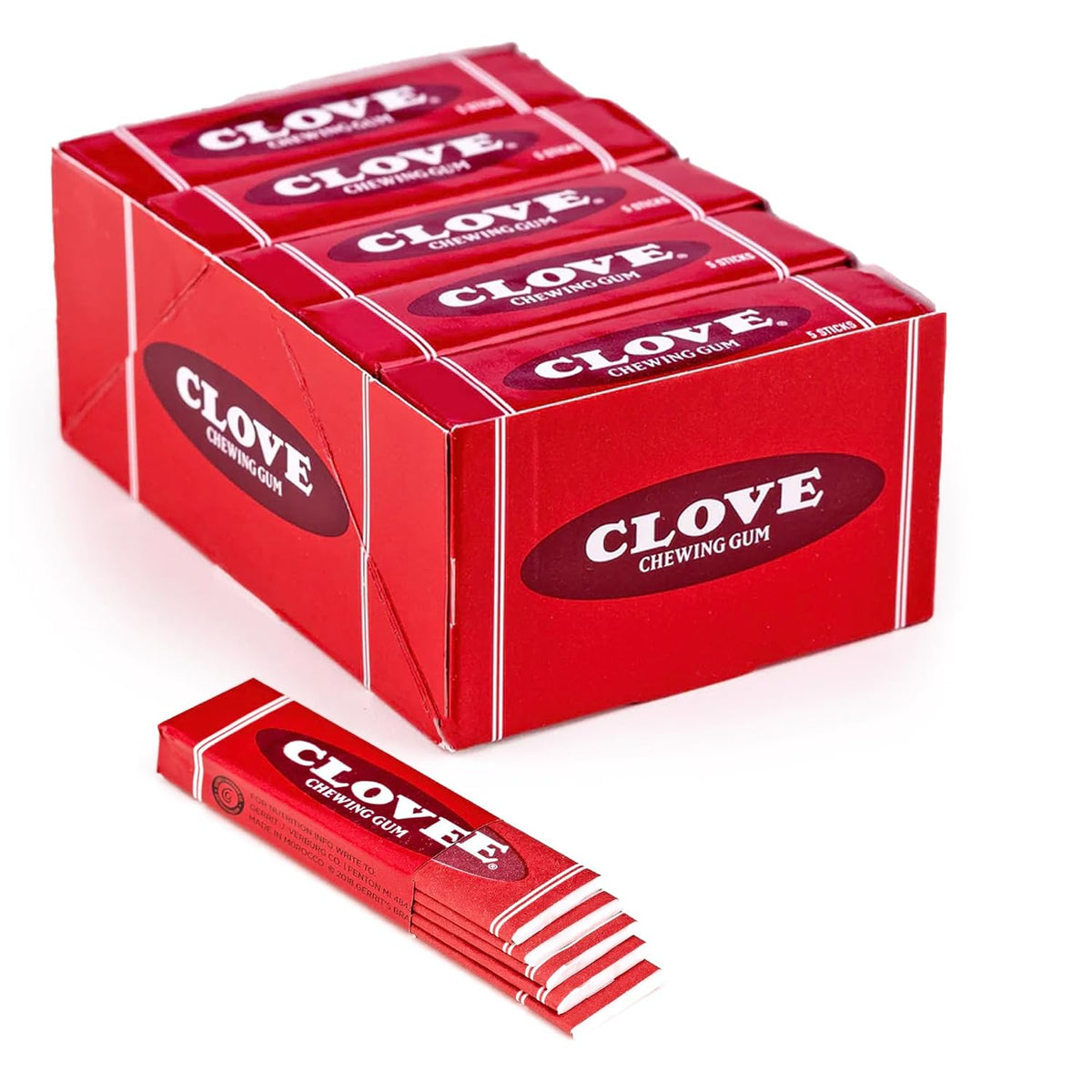 (S1-06) MOROCCO - Gum - Clove Gum x 20 units