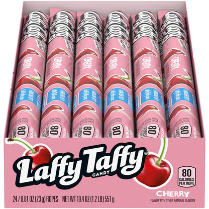 (S1-02) Box - MEXICO - Wonka Laffy Taffy Rope - Cherry x 24 units