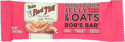 (S2-07) Box - Bob's Red Mill - Peanut Butter Jelly And Oats Bar 1.76oz (50g) x 6 Units