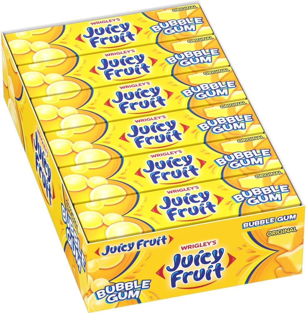 (S1-06) 18 UNITS x Macedonia- Gum - Juicy Fruit Bubblegum - Original