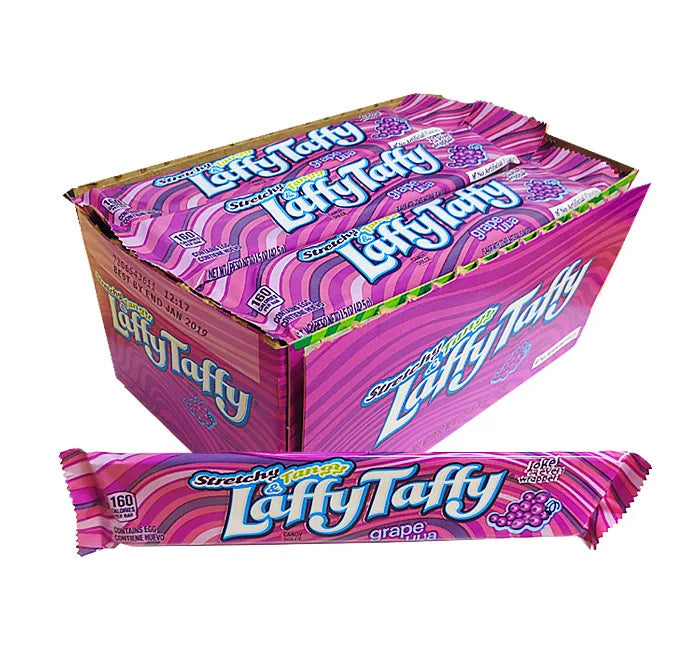 (S1-02) Us - Laffy Taffy Grape 1.5oz x 24 units