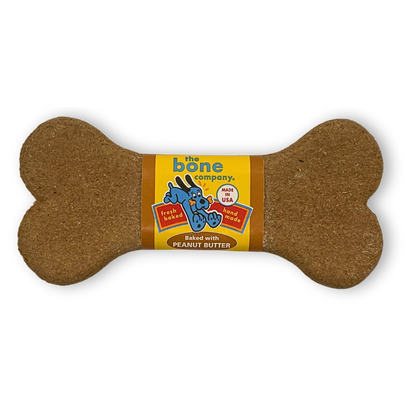The Bone Company - Jumbo Bone Baked with Beef 3.2 oz (90g) - 01 Unit , Original Bakery Bone Baked with Peanut Butter 1.2oz (34g) - 01 Unit