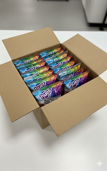 (S3-04) Box - Huer - PEG 70g Bag - Rainbow Creme Whips - Sour  x 12 units