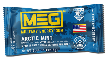 Variety Pack - 1 unit x CHowards Sugar Free Gum - Strawberry Bottles 63.8g (44PCS) , Military Energy Gum - Spearmint 0.44 oz (12.5g) and Military Energy Gum - Arctic Mint 0.44 oz (12.5g)