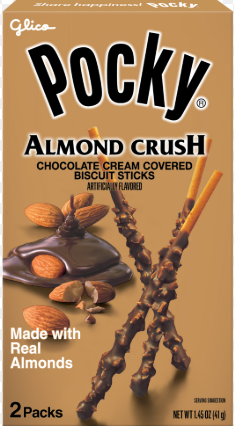 (S2-04 ) Indonesia - Pocky - Almond Crush 1.45oz ( 41g) x 10 Units