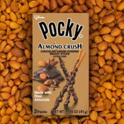 (S2-04 ) Indonesia - Pocky - Almond Crush 1.45oz ( 41g) x 10 Units