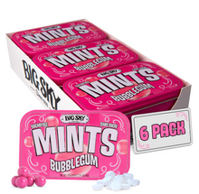 (S2-04) Box - Canada - Big Sky - Sugar Free Mints - Bubblegum Flavour 50g x 6 units