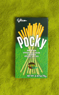 (S2-04) Box - Indonesia  - Pocky - Matcha (Geen Tea)  2.47oz (70g) x 10 Units