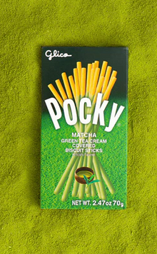 (S2-04) Box - Indonesia  - Pocky - Matcha (Geen Tea)  2.47oz (70g) x 10 Units