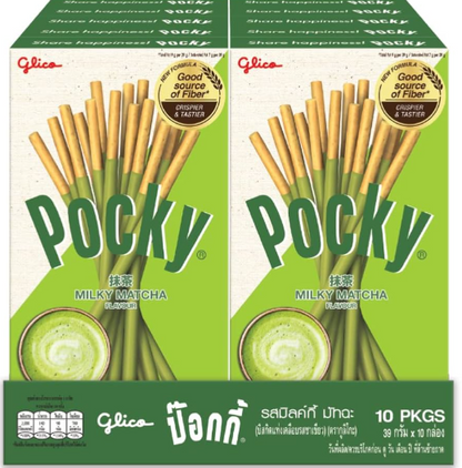 (S2-04) Box - Indonesia  - Pocky - Matcha (Geen Tea)  2.47oz (70g) x 10 Units