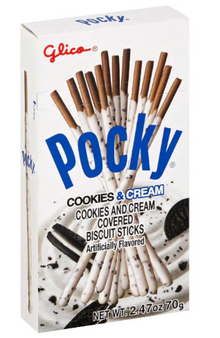 (S2-04) Box - Indonesia - Pocky - Cookies and Cream 2.47oz (70g) x 10 Units