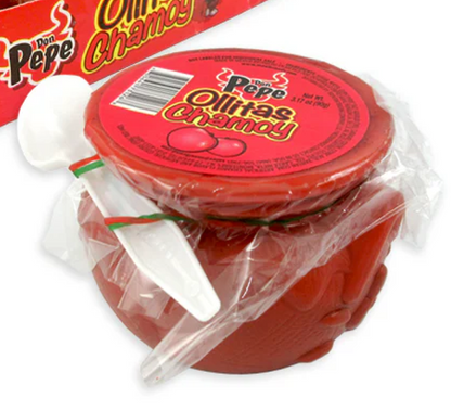 (S1-08) MEXICO - DON PEPE OLLITA RICA SOFT CANDY - CHAMOY 3.17oz x 3 units