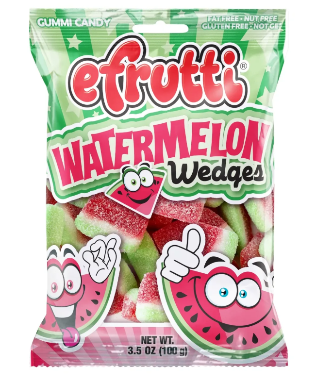 Bundle - 2 Units - eFrutti Watermelon Wedges  Peg Bag - 3.5oz (100g)