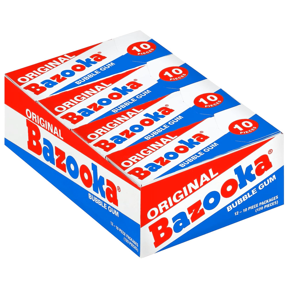 (S1-06) Box -  Bazooka Wallet Pack Gum (10pc) x 12 units