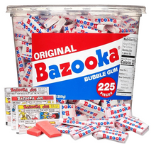 (S2-06) Tub - Bazooka Original Gum 47.6 Oz (1349 G) x 1 Unit