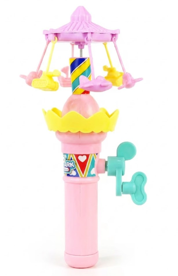 (S9-05) Letime Candy Toy - Light Up Merry-Go-Round With Hard Candy x 12 units