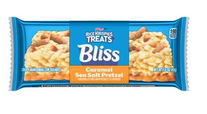 (S2-07) US - Kelloggs Rice Krispies Bliss - Caramel Sea Salt Pretzel 1.5oz (43g) x 12 Units