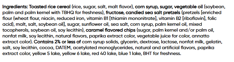(S2-07) US - Kelloggs Rice Krispies Bliss - Caramel Sea Salt Pretzel 1.5oz (43g) x 12 Units