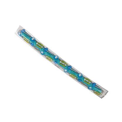 (S1-06) Sour Punch Sip N Chew Straws - Blue Raspberry 0.9oz (26g) x 30 Units