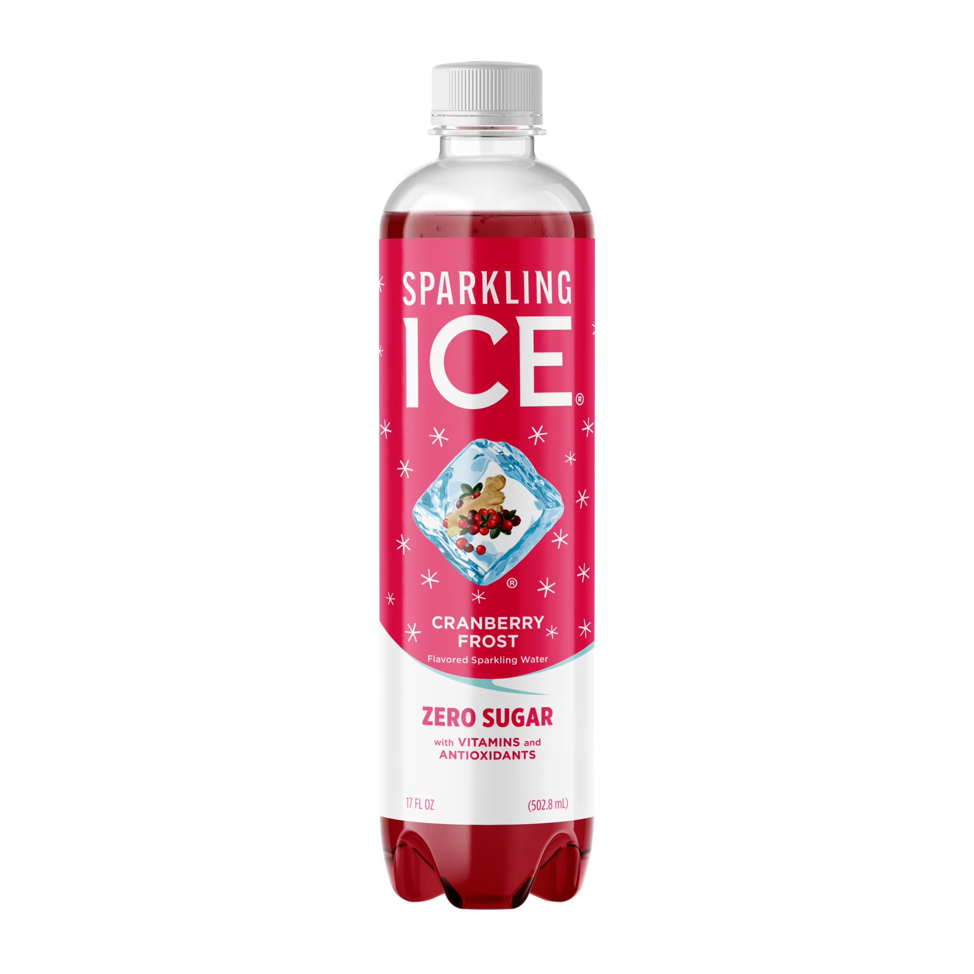 (S5-09) US - Beverage - Zero Sugar - Sparkling Ice - Cranberry Frost 17fl oz (502.8 ml) x 1 Unit