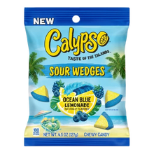 (S7-03) Calypso - Sour Wedges - Ocean Blue Peg Bag 4.5oz (127g) x 12 Units