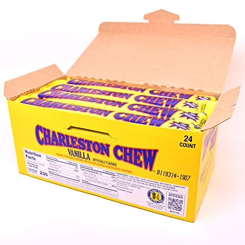(S1-03) Box - US - Charleston Chew Vanilla Std Size 1.88 oz Box 24 units