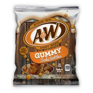 Kenny Soda Bottle Gummy - A&W Root Beer Peg Bag  4.5 oz x 12 units