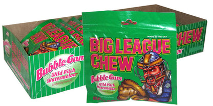 (S1-05) Box - US - Big League Chew Watermelon  2.12oz(60g) x 12 Units