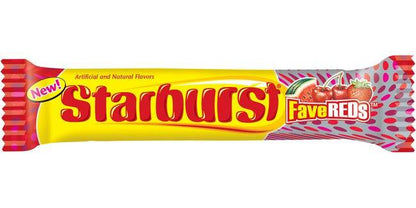(S1-09)  US - Starburst FaveReds  - standard size 2.07 oz (58g) x 24 units - SugarMarket.ca