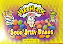 (S1-04) Brazil - Theater Box Warheads Sour Jelly Beans 4oz x 12 units