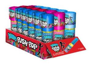 (S1-05) TAIWAN - Topps - Push Pop Jumbo 1.6 oz (30g) x 18 units