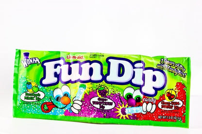 (S1-02) Box - Mexico - Wonka Lik-M-Aid Fun Dip 24 units