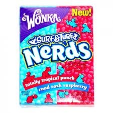 Wonka Nerds Surf&Turf Trop Punch/Rasp 24 units