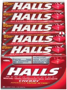 Halls Stick Cherry 20 units