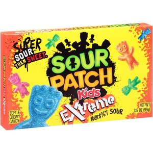 (S1-04) CANADA - Theater Box Sour Patch Extreme 3.5oz (99g) x 12 units