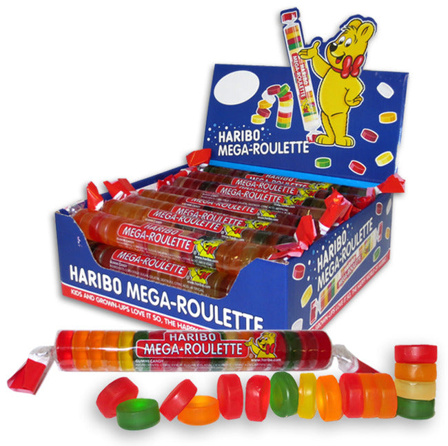 (S1-01) Box - US- Haribo Mega Roulette 1.58 oz x 24 units