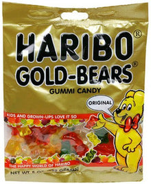 (S1-01) Haribo Gold Bears 142g (5 oz ) x 12 units