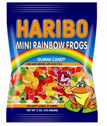 (S1-01) Turkey - Haribo Mini Rainbow Frogs 142g (5 oz ) x 12 units