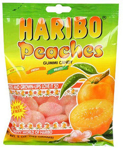 (S1-01) Brazil - Haribo Peaches 142g (5 oz ) x 12 units