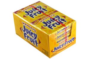 (S1-06) US-  Gum - Wrigley Slim Pak Juicy Fruit 10 X 15 Sticks