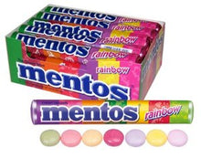 (S1-06) Box - BRAZIL - Mentos Rainbow Roll 1.32 oz Roll 15 units