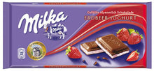 (S2-01) Germany - KRAFT Milka Strawberry - ERDBEER JOGHURT 100g x 22 units - SugarMarket.ca
