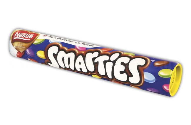 Xmas UK Nestle Smarties 130g Giant Tube x 15 units