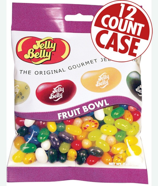 (S1-02) Jelly Belly Fruit Bowl Flavors 3.5 oz (x12units)