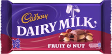 UK CADBURYS FRUIT & NUT CHOPPED 95GX17 unit