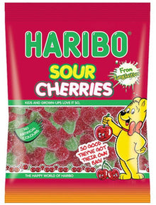 UK HARIBO SOUR HAPPY CHERRIES 12 X 160G