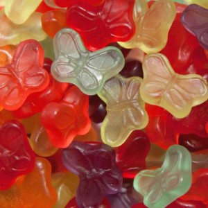 (S3-02) US - Bulk Albanese  Assorted Mini Butterfly 5lb @150pcs/lb (Made in U.S.A)