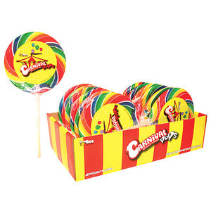 Bee Giant Carnival Twirl Pops - REGULAR 4.25 oz (2x12 units) x 24 units