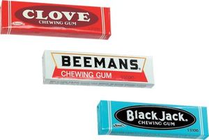 (S1-06) MOROCCO - Gum - Nostalgia Black Jack 5pc 20 units